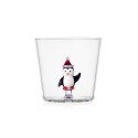 Verre a eau penguin noel Ichendorf Milano Christmas Tales