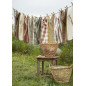 Torchon de cuisine coton rayures fines Madam Stoltz