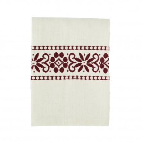 Torchon de cuisine decore brode Madam Stoltz
