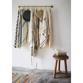 Torchon coton large rayure Madam Stoltz