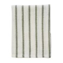 Torchon de cuisine raye coton fil d argent Madam Stoltz