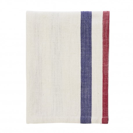 Torchon de cuisine borde de rayures coton Madam Stoltz