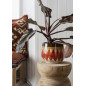 Tabouret bois brut sculpté Madam Stoltz