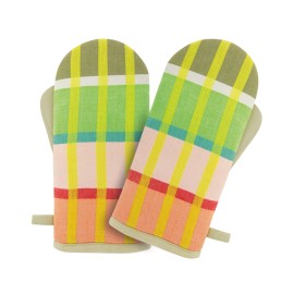 Gants de cuisine coton colore design Remember