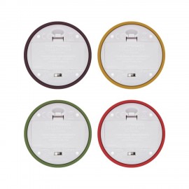 Bougies chauffe plat led multicolores Rememeber Levi set de 4
