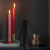Lot de 2 bougies decoratives rayures Remember Marrakech