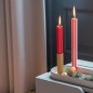 Lot de 2 bougies decoratives rayures Remember Marrakech