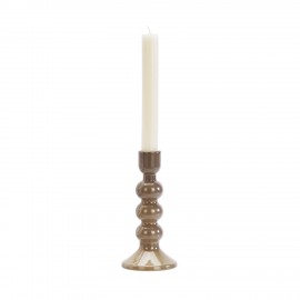 Bougeoir verre decoratif design organique Madam Stoltz