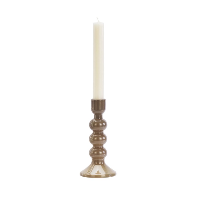 Bougeoir verre decoratif design organique Madam Stoltz