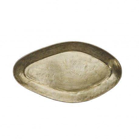 Plateau décoratif aluminium martelé rustique Madam Stoltz