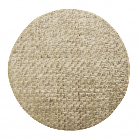 Set de table rond seagrass tressé Madam Stoltz
