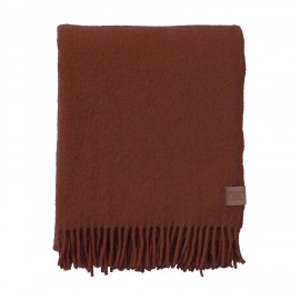 Plaid couleur laine recyclee Klippan True