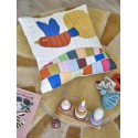 Coussin enfant oiseau coton Bloomingville Colorine