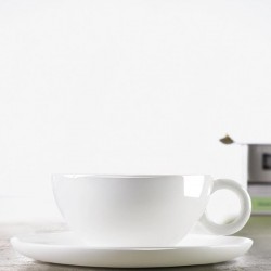 TASSE A THÉ DESIGN PORCELAINE ASA MOA blanc