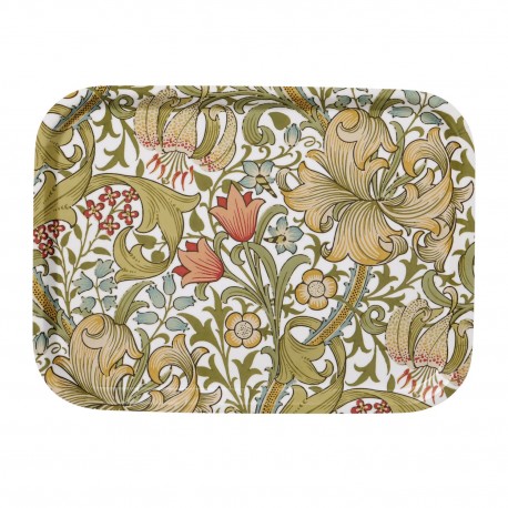 Petit plateau service bois laminé floral Klippan Golden Lily Petit plateau service bois laminé floral Klippan Golden Lily