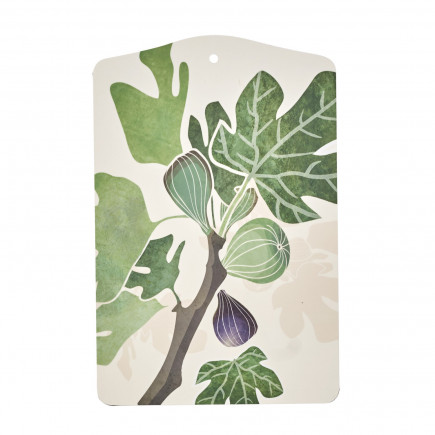 Planche a decouper imprime figues bois lamine Klippan