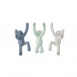 Pateres murales bohommes grimpant Umbra Buddy set de 3