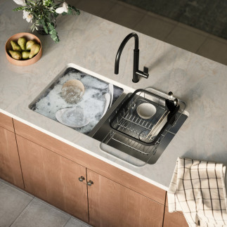 Egouttoir à vaisselle extensible Umbra Sinkin