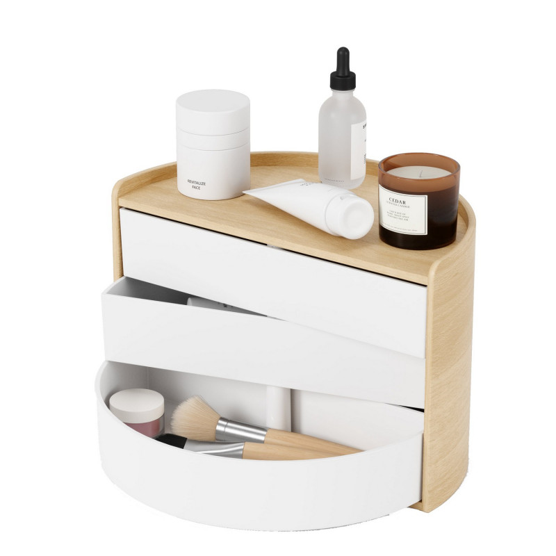 Boite rangement maquillage bijoux design Umbra Moona
