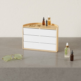 Boite rangement maquillage bijoux design Umbra Moona