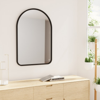 Miroir mural arc de cercle design Umbra Hub