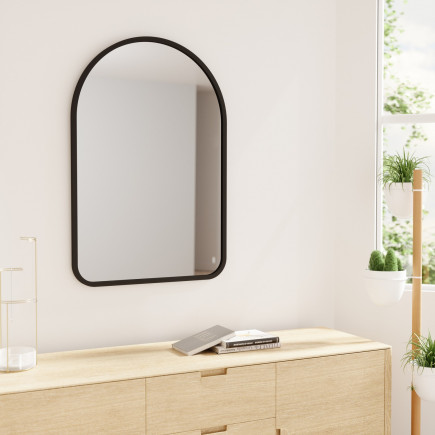 Miroir mural arc de cercle design Umbra Hub
