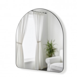 Grand miroir mural arche metal design epure Umbra Hubba