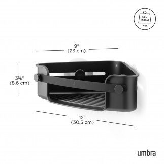 Etagere de douche d angle design Umbra Flex