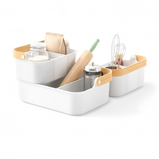 Panier de rangement empilable plastique design Umbra Bellwood