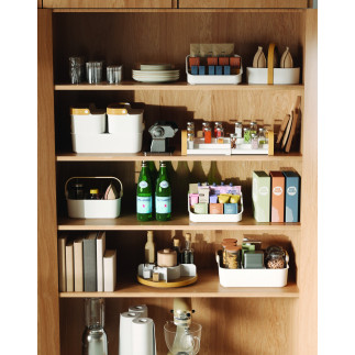 Panier de rangement empilable plastique design Umbra Bellwood