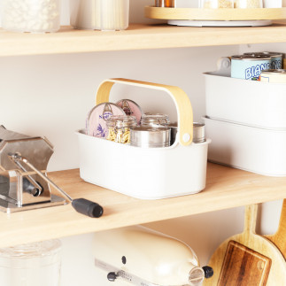 Panier de rangement empilable plastique design Umbra Bellwood
