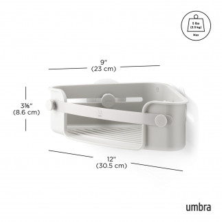 Etagere d angle douche design Umbra Flex