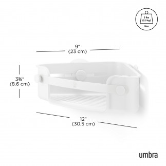 Etagere de douche d'angle design Umbra Flex