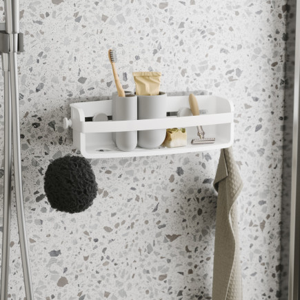 Etagere de douche plastique recycle design Umbra Flex