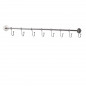 Portemanteau mural metal 8 pateres Madam Stoltz