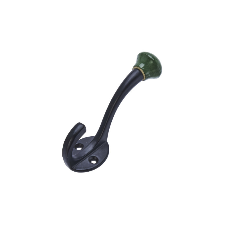Patere double metal rustique Madam Stoltz