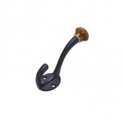 Crochet mural double metal rustique Madam Stoltz