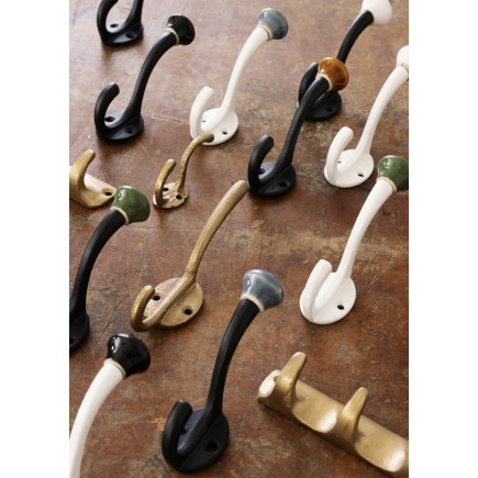 Crochet mural double metal rustique Madam Stoltz