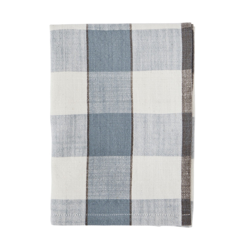 Torchon de cuisine coton motif a carreaux Madam Stoltz