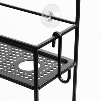 umbra 023461-040 cubiko etagere de douche noire design