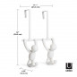 Patere double pour porte bonhommes Umbra Buddy