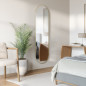 Grand miroir mural ovale métal Umbra Hubba Pill