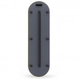 Grand miroir mural ovale chic metal Umbra Hubba Pill