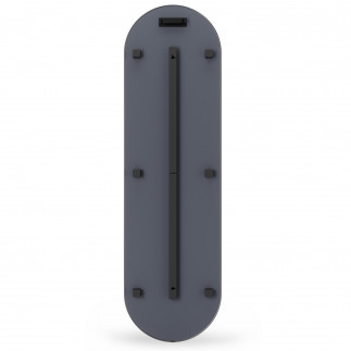 Grand miroir mural ovale cadre metal Umbra Hubba Pill