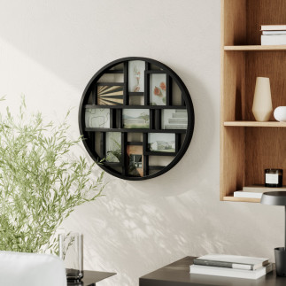 Umbra 311120-040 Luna Nine-Opening Collage Frame/Wall Decor, Black