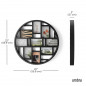 Umbra 311120-040 Luna Nine-Opening Collage Frame/Wall Decor, Black Umbra 311120-040 Luna Nine-Opening Collage Frame/Wall Decor, Black