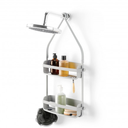 Caddy de douche design gris umbra flex