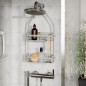 Caddy de douche design gris umbra flex