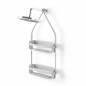 Caddy de douche design gris umbra flex
