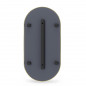 Miroir mural ovale cadre fin metal Umbra Hubba Pill